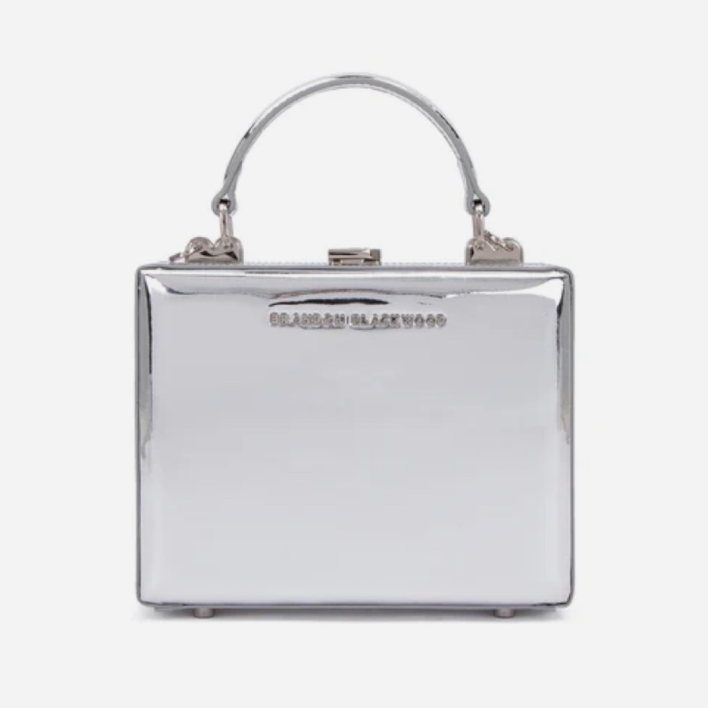 Brandon Blackwood Metallic Silver Trunk